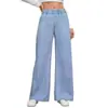 Bestseller Amazon transfronteiriço: Jeans europeu e americano, nova moda verão 2026, estilo casual solto e moderno, calça comprida