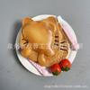 Imanes para Refrigerador, Juguetes de Comida Realistas, Pegatinas Magnéticas 3D de Resina para Interruptores, Pan, Comida de Tiktok, Postres en Forma de Corazón, Atracción Magnética Creativa