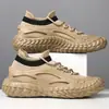 Zapatos Finos para Hombre de Talla Grande Nuevos, Zapatos Casuales de Tejido Fly-Knit, Zapatos de Malla, Zapatos de Trabajo Antideslizantes, Zapatos Deportivos Transpirables Versátiles de Moda