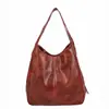 Bolso Nuevo para Mujer 2026, Bolso de Hombro con Textura de Cuero Suave Vintage, Bolso Cubo de Gran Capacidad Estilo Europeo y Americano, Bolso de Hombro Sencillo