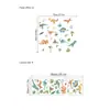Dinosaurio de Dibujos Animados Hoja Verde Huevo de Dinosaurio Pegatina de Pared Dormitorio Habitación Infantil Pared de Fondo Pegatinas Decorativas de Pared Área Grande