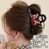 Pinza para el pelo de alta gama estilo coreano, pinza para el pelo de color block de dibujos animados para la parte trasera de la cabeza, pinza de tiburón grande versátil 2026 nueva para mujer