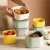 Fabricante Original Marmita Colorida Caixa de Conservação Caixa Bento para Escritório Caixa de Armazenamento Caixa para Refeição com Frutas Caixa de Armazenamento de Alimentos Isolada