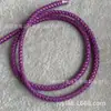 Hilo de Milán brillante dorado de 3 mm más cuerda de joyería tejida dorada cuerda para pulsera collar DIY cuerda redonda