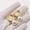 Corea del Sur Dongdaemun Redes sociales con pendientes de perlas lisas diseño pequeño accesorios de joyería al por mayor