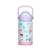 Amazon Termo Infantil de Acero Inoxidable 304 con Asa Exterior, Taza de Agua con Popote a Prueba de Polvo y Base Antideslizante, Termo Espacial