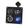 Cargador de teléfono móvil para coche de 36 W, modificado, doble control de calidad, carga rápida, USB, panel marino, toma de corriente para encendedor de cigarrillos, fabricantes