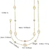 Collar Simple y Elegante de Nariz de Cerdo con Incrustaciones de Circonita, Pulsera de Acero Inoxidable para Mujer, Estilo Popular, Lujo Ligero, Nicho, Sensación de Alta Gama, Versátil