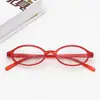 Monturas de Gafas Retro Ovaladas Estrechas con Degradado Verde de Estilo Japonés y Coreano para Mujer, Gafas Planas Elegantes Inspiradas en Anime para Fotos