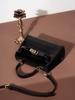 Bolsas 2026 Primavera y Verano Nuevo Estilo Bolsas de Piel Genuina para Mujer, Bolsos Cruzados de Lujo Ligero, Bolso Kelly con Patrón de Cocodrilo, Bolso Pequeño de Piel de Vaca