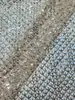 Tela de bordado con cuentas de lentejuelas a cuadros para ropa infantil, vestidos, accesorios de moda, ropa, bolsos y materiales para zapatos