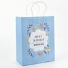Saco de papel Kraft dos desenhos animados das crianças bolsa de jardim de infância presente médio e grande presente de mão saco de embalagem de papel
