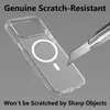 Funda de Vidrio Magnética Transparente para Teléfono para iPhone 18 Pro Max Apple 17 Sencilla de Cobertura Total Protectora 15