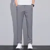 Ropa para Hombre Xintang Dropshipping 2026 Primavera/Verano Nueva Tela Elástica en Cuatro Direcciones de Seda de Hielo Pantalones Casuales para Hombre Delgados de Pierna Recta Largos