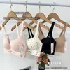 Sutiã Levanta Seios Sem Costura com Suporte Macio, Estilo Coreano, Franzido, Copas Fixas 3D, Bolinhas, para Seios Pequenos, Sutiã Transfronteiriço para Mulheres