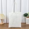 Processamento de sacolas de lona por atacado, sacolas de compras com estampa de sacolas de algodão para publicidade, logotipo de impressão, sacolas de lona promocionais corporativas