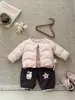 Chaqueta de plumas 3D de animal linda para otoño e invierno para niñas, cárdigan ligero de plumas para bebés y niños pequeños para usar en casa y fuera
