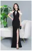 Elegante Vestido de Noche para Mujer 2026 Nuevo Estilo Lujo Ligero Nicho Gama Alta Estudiante Examen de Arte Fiesta de Cumpleaños Ceremonia de Adultos Primavera y Otoño