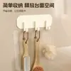 Imán Gancho para Refrigerador Fila de Ganchos Adhesivos Magnéticos Gancho de Hierro para Puerta de Cocina Antirrobo Gancho para Ropa Colgante de Pared Estante de Almacenamiento para Baño sin Taladro