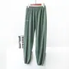 Pantalones de pijama con forro polar para mujer, Otoño e Invierno, Forro polar de doble cara, Pantalones casuales de salón, Engrosados, Sueltos, Mantienen el calor, Pantalones cálidos para el hogar