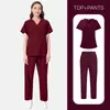 Niaahinn Básico Casual Tamanho Grande Jaleco Salão de Beleza Clínica Odontológica Hospital Médico Enfermeira Roupa de Trabalho