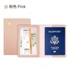 Temu Amazon Listo para Enviar Funda Porta Pasaporte de Cuero PU Bolsa de Pasaporte para Avión Clip de Pasaporte Grueso de Cuero