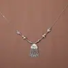 Estilo étnico de Xizang cadena de flecos para la frente femenina estilo retro exótico decoración de la frente colgante de cejas estilo antiguo Joyería para la cabeza Foto collar