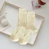 Calcetines de Mujer Estilo TikTok Mismo Estilo/Estrella de Cinco Puntas Otoño e Invierno Calcetines de Media Caña Moda Coreana Diseño de Moda Sentido Personalizado Calcetines de Felpa