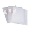 Carpeta de 3 anillas para hojas sueltas, transparente, para guardar hojas de examen de datos, carpeta de música, libro de colección para pasar páginas, bolsa de archivo, nueva transfronteriza