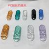 Clip para PC para Bebé Personalizado Clip de Plástico Transparente Clip Cadena Anticaída para Chupón Mordida Mordida Clip Cadena Anticaída