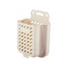 Cesta de ropa plegable para el hogar, cesta de almacenamiento para el baño, cesta de almacenamiento plegable para colgar en la pared para ropa sucia.
