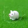 Miniaturas adoráveis de porquinhos para micro-paisagens, decorações fofas de jardim, enfeites DIY, acessórios para pendurar e pequenas decorações de mesa