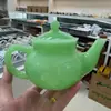 Taza de Té Imitación Jade Vidrio Taza Maestro de la Salud Cuenco de Vidrio Jade Chino Taza Viva Tetera Juego de Té Regalo