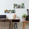 Estante para Plantas Artificiales Estilo Ins Fun-F1156 Maceta Decoración de Pared para Dormitorio Estudio Hogar Pegatina de Pared