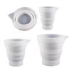 Contenedor de Herramientas DIY Taza Medidora Vela Yeso Taza para Pegamento Conveniente Taza Plegable de Silicona Molde Taza de Silicona