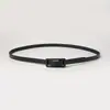 Directo del fabricante, cinturón básico versátil simple sin agujeros para falda, delgado multicolor en stock para mujer talla grande