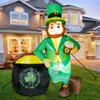 Calle. Decoración Inflable para Festival del Sombrero Verde de Patrick Productos de Montaje Oferta Especial de Comercio Exterior Muñecos de Tamaño Personalizado