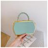 Bolso Tejido de Estilo Coreano Transfronterizo Bolso Simple de Moda Nueva para Mujer Bolso Cruzado de Hombro con Cadena de Moda