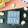 Reloj de Bolsillo Retro Europeo Ángel Marco de Fotos Jarrón Estéreo Relieve Decoración de Uñas Alta Transparencia Molde DIY Molde de Plástico Tallado