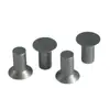 Remaches de Cobre Semi-Huecos de Cabeza Plana, Piezas de Remache de Latón para Cold Heading, Conectores de Sujeción Conductores, Cobre Personalizado de 1-8mm
