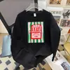 Camiseta de verano nueva para mujer, de cuello redondo, manga larga, a rayas con estampado de patrón de pescado salado, comercio exterior transfronterizo europeo y americano