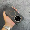 Adecuado para Mate70Pro Ultra-Delgado Fuerte Magnético Suave Amigable con la Piel Funda para Teléfono Móvil Mate60 Gris Cemento Mate Cubierta Protectora 5