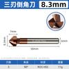 Cuchillo de Chaflán de Tres Filos con Cobalto Dyne M35 Ángulo de 90 Grados Desbarbador Acero Inoxidable Nueva Herramienta de Chaflán Broca Avellanadora