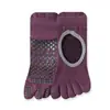 Calcetines de Yoga de Verano, Calcetines Antideslizantes Profesionales para Mujer para Pilates, Calcetines de Cinco Dedos para Deportes de Interior y Entrenamiento de Fitness