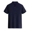 Camisa Polo de Verano de Color Sólido con Mangas Cortas para Hombres y Mujeres, Uniforme de Trabajo, Camiseta de Manga Corta con Cuello de Solapa, Uniforme Corporativo, Camisa Cultural de Equipo
