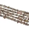 Negro Natural Oro Super Siete Redondo Asimétrico Espaciador Semiacabado Pulsera DIY Cadena para Clavícula Color Oro Super Siete Cuentas Planas Grava