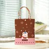 Nueva bolsa de regalo de cumpleaños para niños, linda bolsa de regalo de dibujos animados para bebé de un mes de jardín de infantes, bolsa de regalo de embalaje portátil