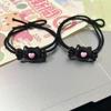 Auriculares Lindos Geniales de Dibujos Animados Cuerda para la Cabeza de Gato KT Hueso Pequeño de Pescado Banda Elástica Estudiante Chica Pareja Banda Elástica Anillo para el Cabello Estilo Mori