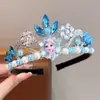Diadema Frozen para Niñas Corona de Aisha para Niñas Vestido de Disfraz para Actuación Corona de Cullomi Melody Tocado