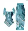 Traje de Baño Conservador Conjunto Europeo y Americano 2025 Cubre Vientre Delgado Vacaciones Playa Aguas Termales Bikini Conjunto Retro Francés